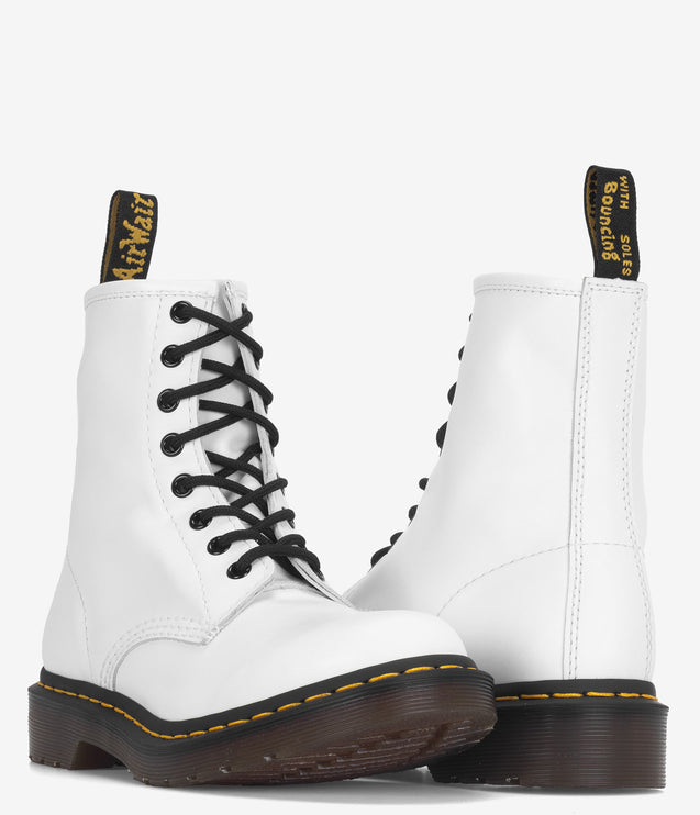 Dr. Martens 1460 Softy T Leather Lace Up Boot - White