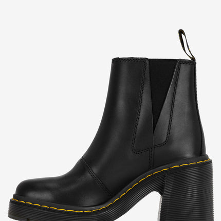Dr. Martens Spence Leather Flared Heel Chelsea Boots - Black