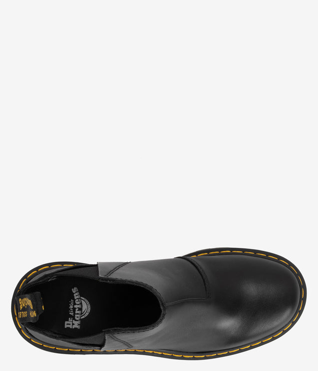 Dr. Martens Spence Leather Flared Heel Chelsea Boots - Black
