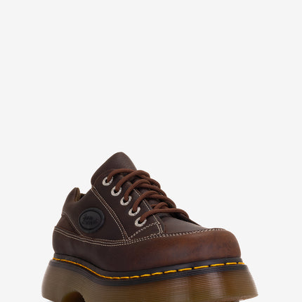 Dr. Martens Buzz 5-Eye Leather Shoes - Brown Grizzly Leather