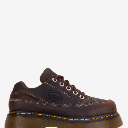 Dr. Martens Buzz 5-Eye Leather Shoes - Brown Grizzly Leather