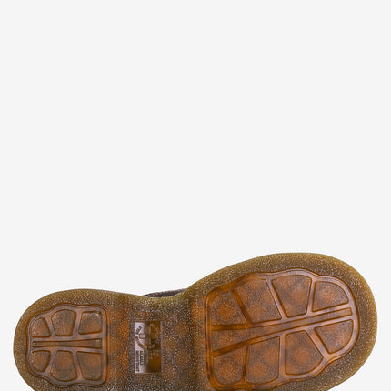 Dr. Martens Buzz 5-Eye Leather Shoes - Brown Grizzly Leather