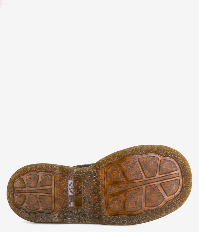 Dr. Martens Buzz 5-Eye Leather Shoes - Brown Grizzly Leather