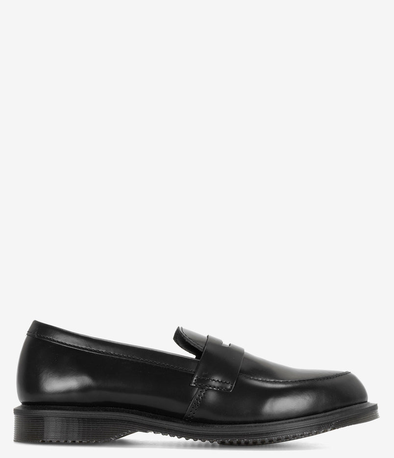 Dr. Martens Temara Polished Smooth Leather Loafers - Black