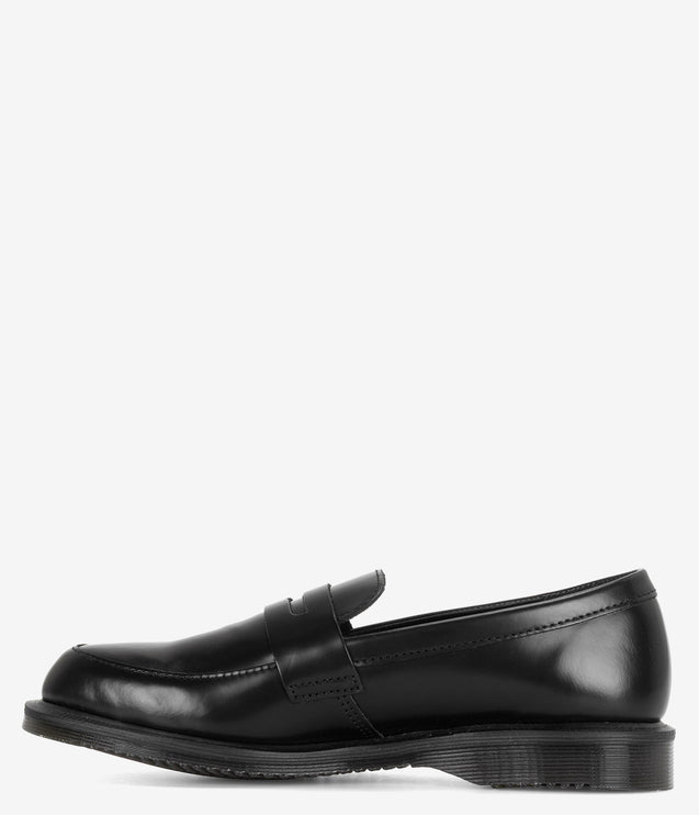Dr. Martens Temara Polished Smooth Leather Loafers - Black