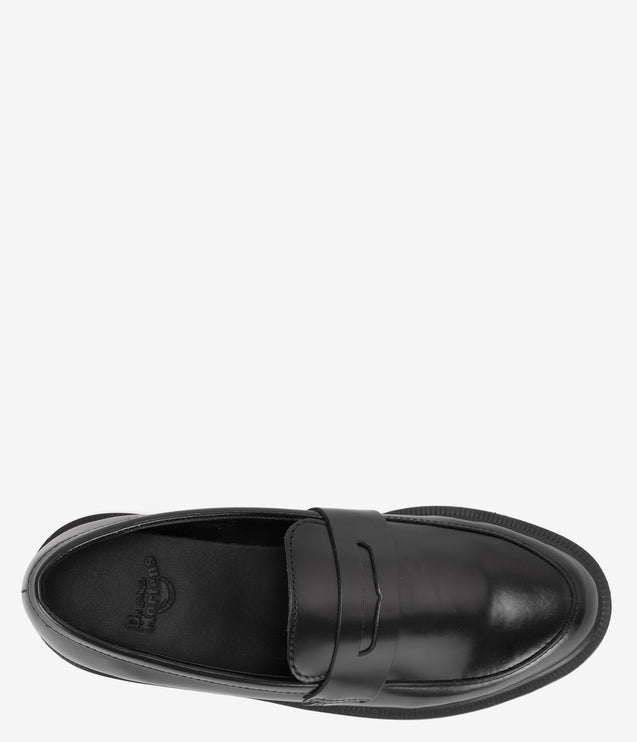 Dr. Martens Temara Polished Smooth Leather Loafers - Black