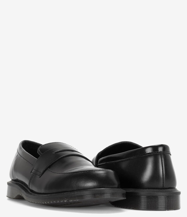 Dr. Martens Temara Polished Smooth Leather Loafers - Black