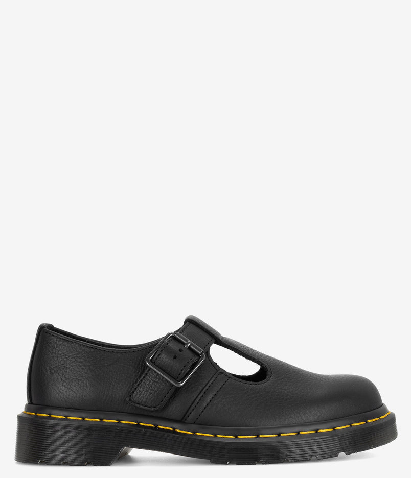 Dr. Martens Polley Soft Ambassador Leather Mary Jane Shoes - Black
