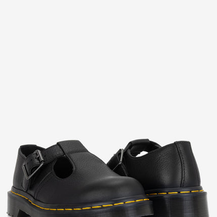 Dr. Martens Polley Soft Ambassador Leather Mary Jane Shoes - Black