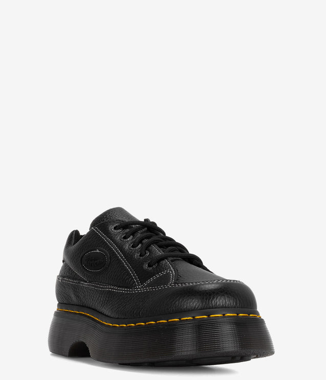 Dr. Martens Buzz 5-Eye Leather Shoes - Black Nappa Leather