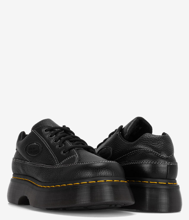 Dr. Martens Buzz 5-Eye Leather Shoes - Black Nappa Leather