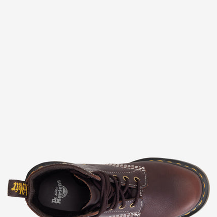 Dr. Martens 1460 Pascal Flower Embossed Grizzly Leather Boots - Women