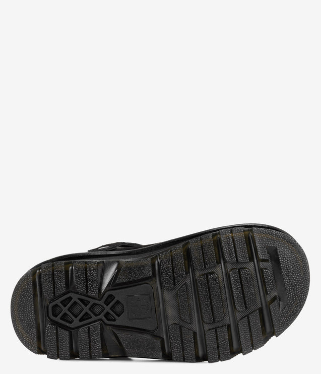 Dr. Martens Zebzag Suede Slingback Platform Mule - Blacksuede