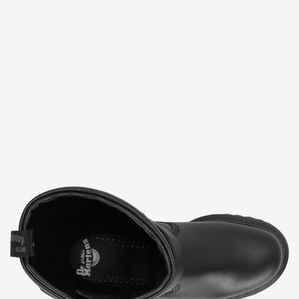 Dr. Martens Anistone Hi Leather Biker Boots - Black