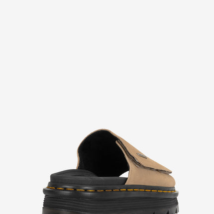 Dr. Martens Zebzag Suede Slides - Savanna Tan