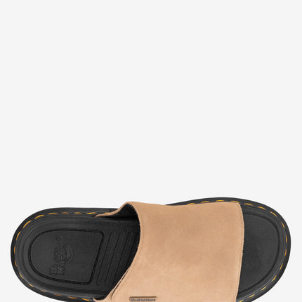 Dr. Martens Zebzag Suede Slides - Savanna Tan