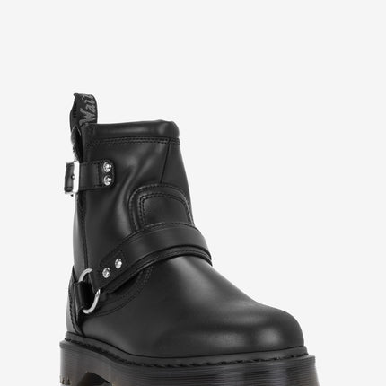 Dr. Martens Anistone Harness Leather Boots - Black