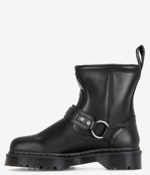 Dr. Martens Anistone Harness Leather Boots - Black