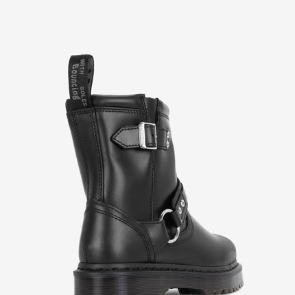 Dr. Martens Anistone Harness Leather Boots - Black