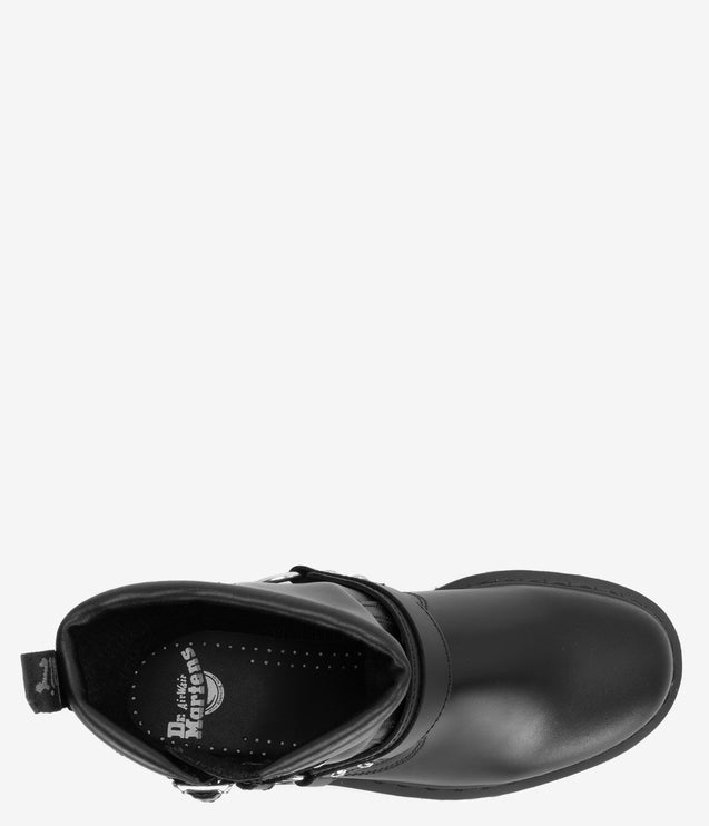 Dr. Martens Anistone Harness Leather Boots - Black