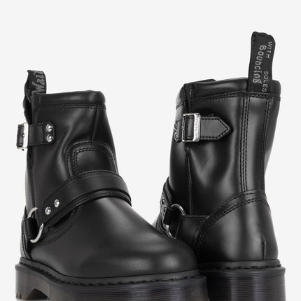 Dr. Martens Anistone Harness Leather Boots - Black
