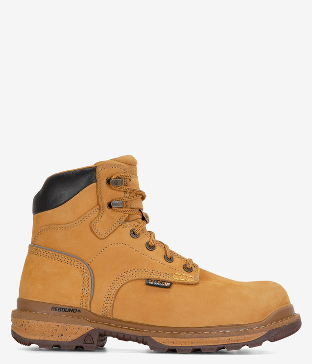 Rocky Rams Horn Waterproof Composite Toe Work Boot - Wheat