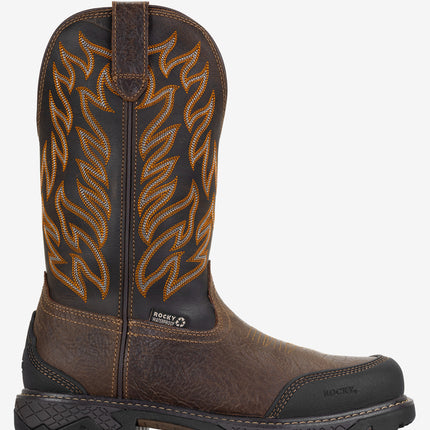 Rocky IronHawk Composite Toe Western Boot - Tobacco