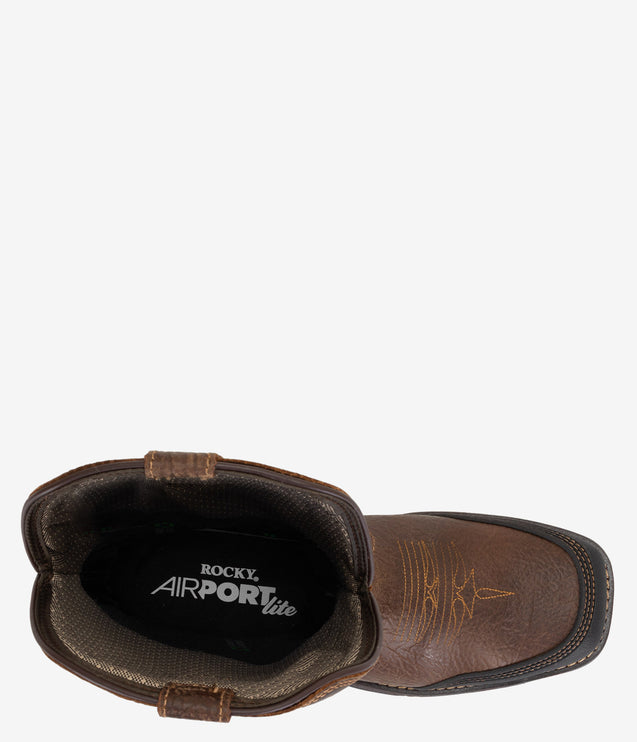 Rocky IronHawk Composite Toe Western Boot - Tobacco