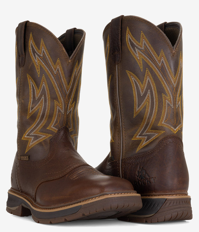 Rocky Ride LTE Waterproof Western Boot - Men