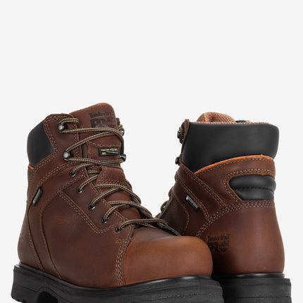 Timberland PRO Rigmaster 6" Alloy Toe Waterproof PR Work Boot - Brown