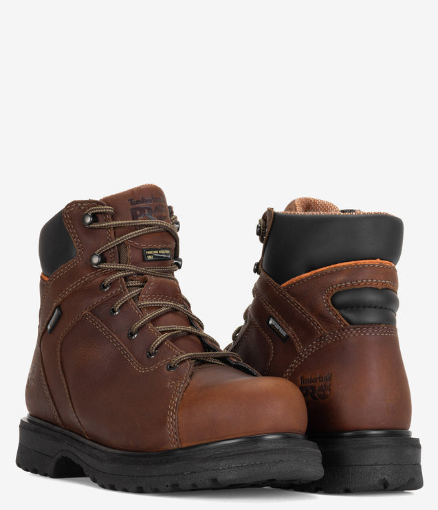 Timberland PRO Rigmaster 6" Alloy Toe Waterproof PR Work Boot - Brown