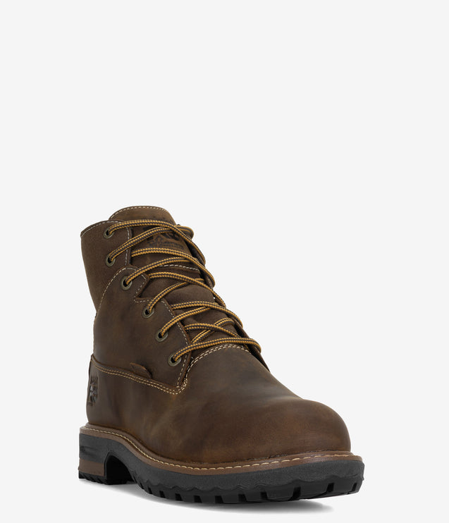 Timberland PRO Hightower 6" Alloy Toe Waterproof Work Boot - Darkbrown