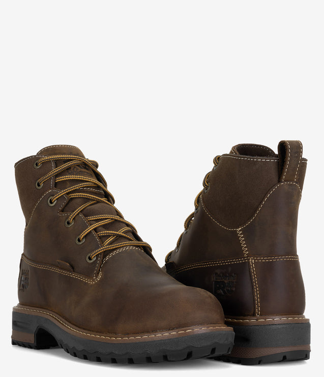 Timberland PRO Hightower 6" Alloy Toe Waterproof Work Boot - Darkbrown