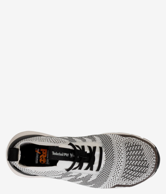 Timberland PRO Radius Knit Comp Toe Slip-On Work Shoe - White/Black