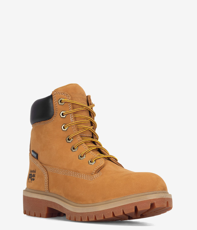 Timberland PRO Direct Attach 6" Steel Toe Waterproof Insulated Work Boot - Wheat