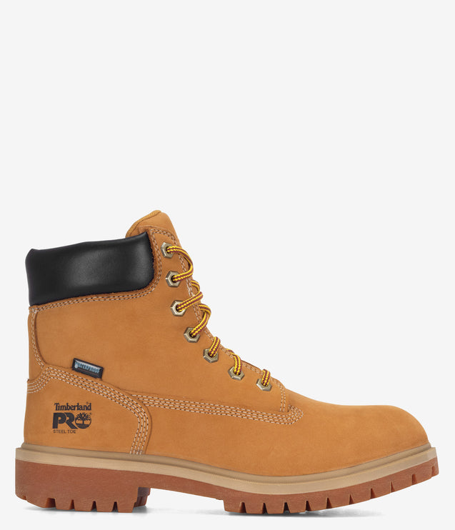 Timberland PRO Direct Attach 6" Steel Toe Waterproof Insulated Work Boot - Wheat