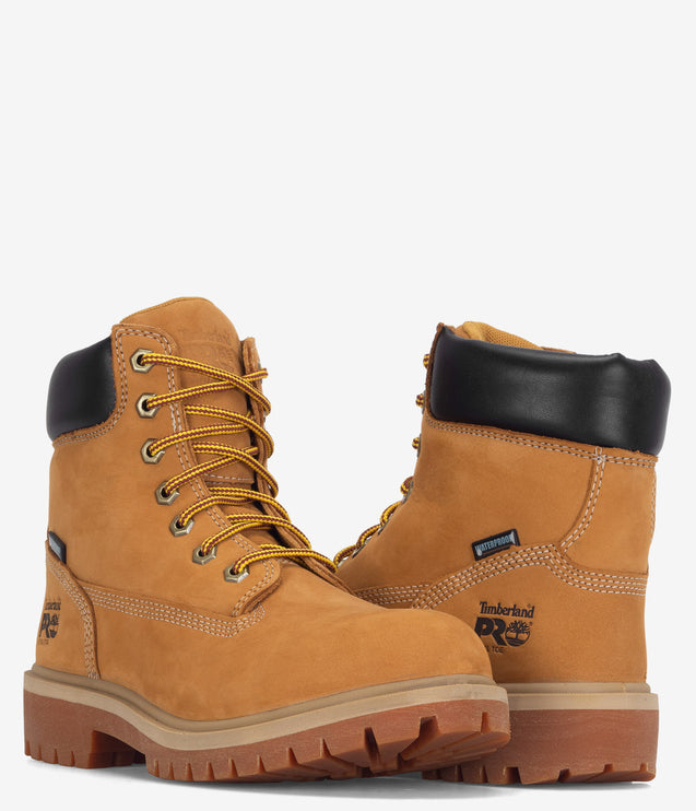 Timberland PRO Direct Attach 6" Steel Toe Waterproof Insulated Work Boot - Wheat