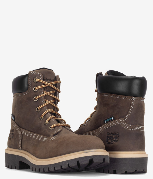 Timberland PRO Direct Attach 6" Steel Toe Waterproof Insulated Work Boot - Turkish Coffee