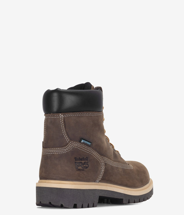 Timberland PRO Direct Attach 6" Steel Toe Waterproof Insulated Work Boot - Turkish Coffee