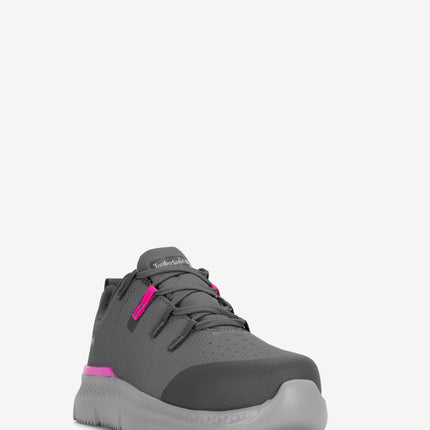 Timberland PRO Intercept Steel Toe Work Shoe - Grey/Pink