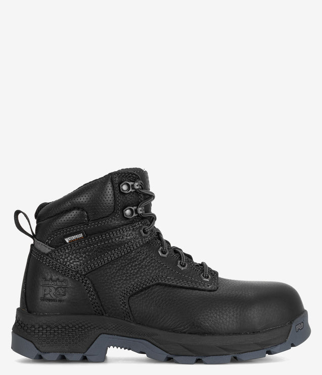 Timberland PRO TiTAN EV 6" Waterproof Comp-Toe Work Boot - Black