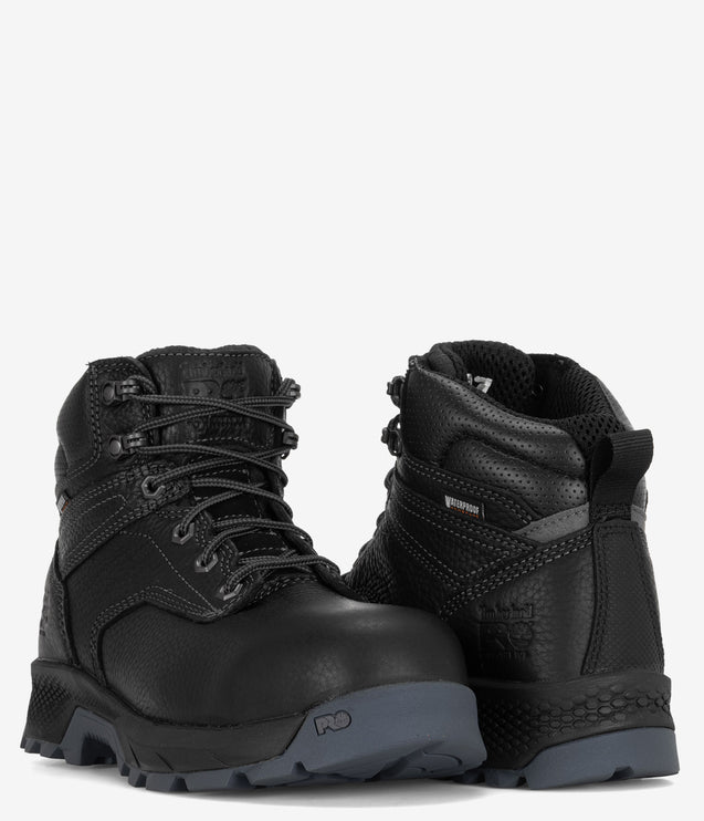 Timberland PRO TiTAN EV 6" Waterproof Comp-Toe Work Boot - Black