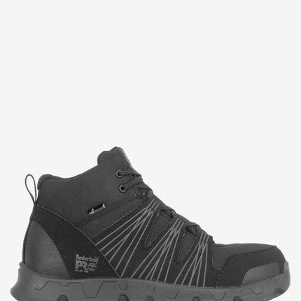 Timberland PRO Powertrain Alloy Safety Toe ESD Mid Work Boot - Black