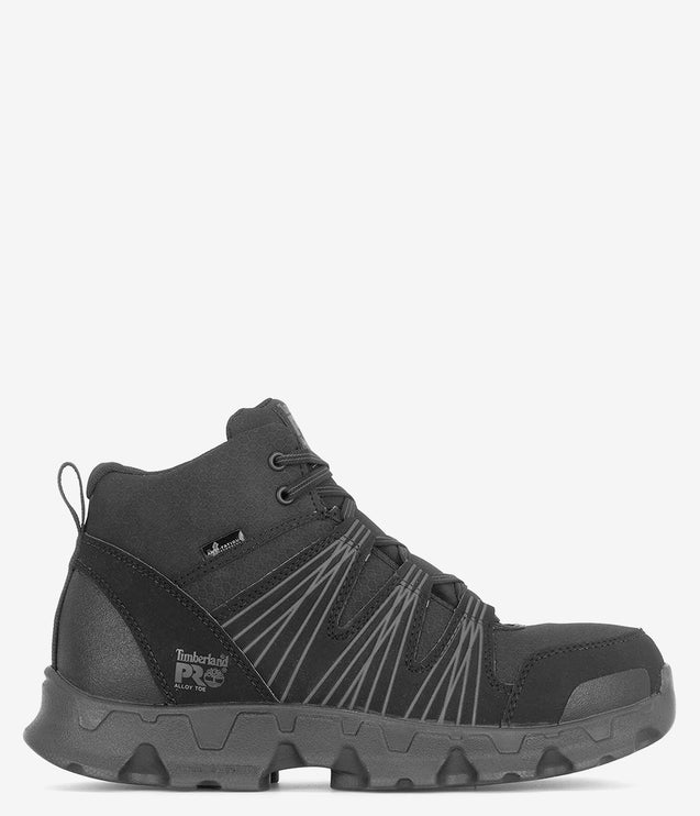 Timberland PRO Powertrain Alloy Safety Toe ESD Mid Work Boot - Black