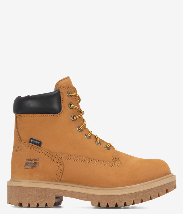 Timberland PRO Direct Attach 6" Waterproof Steel Toe Work Boot - Wheat