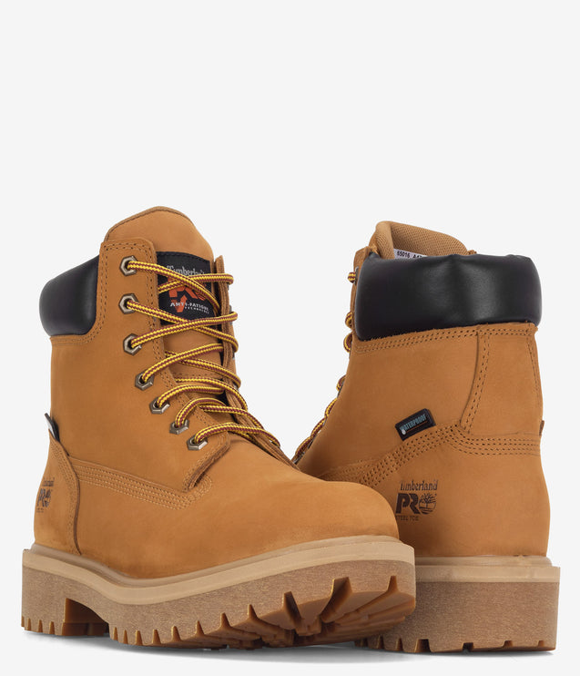 Timberland PRO Direct Attach 6" Waterproof Steel Toe Work Boot - Wheat