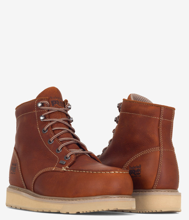 Timberland PRO Barstow Wedge Alloy Safety Toe Boot - Rust