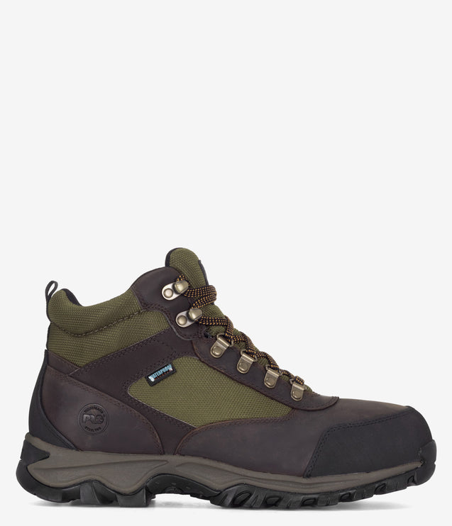 Timberland PRO Keele Ridge Steel Toe Waterproof Boot - Brown/Green