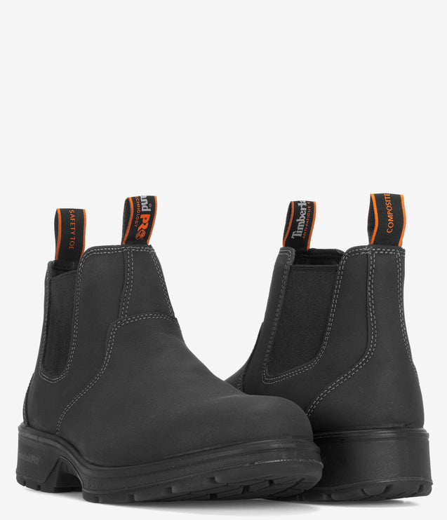 Timberland PRO Nashoba Composite Toe Chelsea Work Boot - Black
