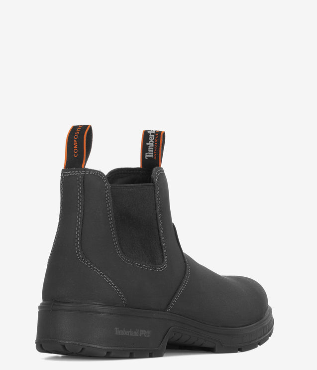 Timberland PRO Nashoba Composite Toe Chelsea Work Boot - Black
